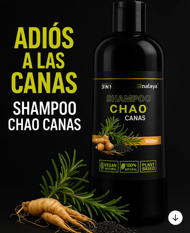 Shampoo Chao Canas - Recupera tu look con solo ducharte